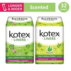Kotex Fresh Liners Longer & Wider Panty Liner...